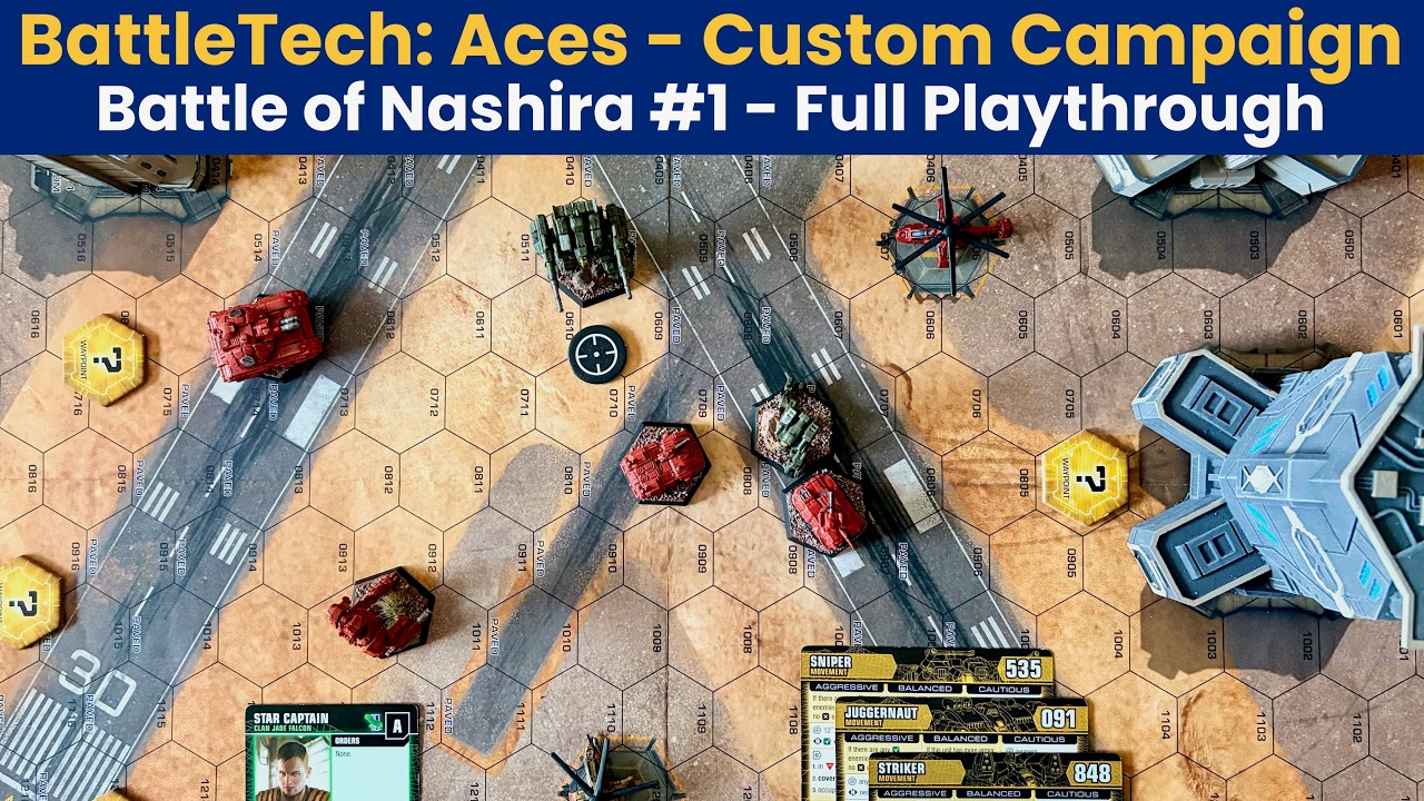 BattleTech: Aces Custom Campaign | Battle of Nashira, Part 1 Clean up the Mess | Alpha Strike Report