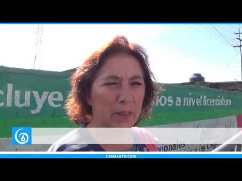 Continúa detenida la construcción del puente peatonal del tubo azul de Los Reyes La Paz 