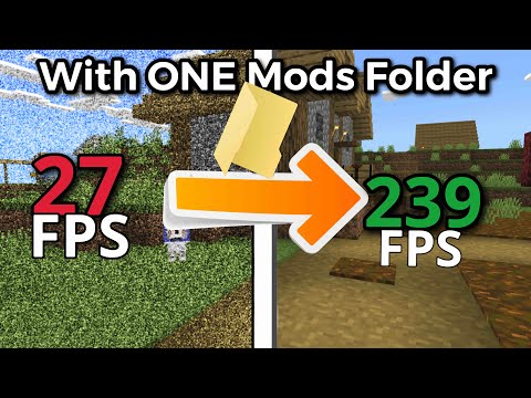 How A SINGLE Mods Folder Can 10x Your FPS! (Minecraft Java)