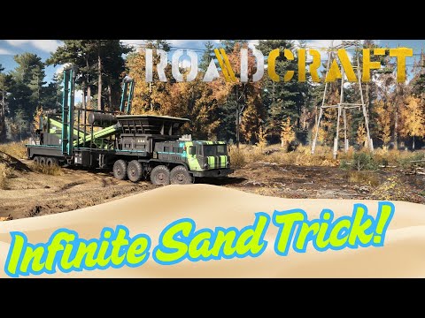 Want Infinite Sand ANYWHERE In Roadcraft? Here's How! Use It Quick Before It's Fixed!