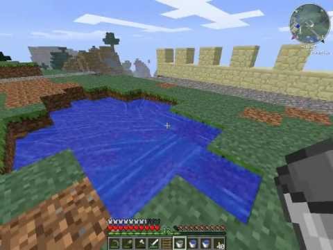Opa spielt Minecraft 231 - Binnenwand und Außenteich