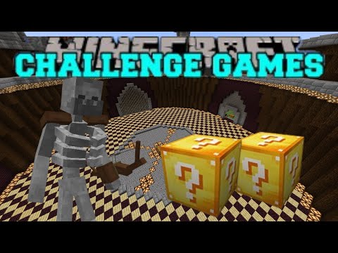 Minecraft: MUTANT SKELETON CHALLENGE GAMES - Modded Mini-Game Ft. Z4Y