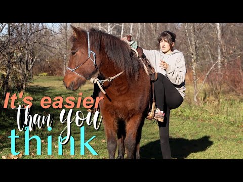 How to keep your horse from walking off while mounting