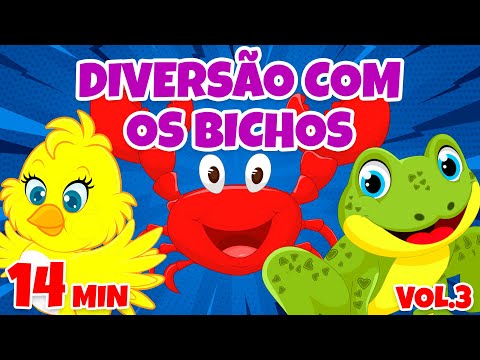 Diversão com os Bichos Vol. 3 - Giramille 14 min | Desenho Animado Musical