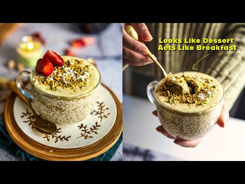 Wake up to a bowl of dreamy, nutty bliss—these Pistachio Overnight Oats make mornings magical!