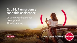 Absa Car Insurance Cover with you for peace of mind every kilometre.