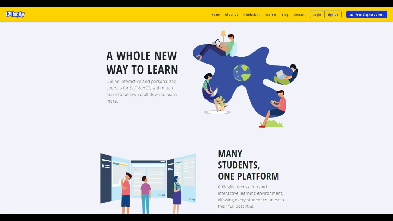 The Collegify E-Learning Platform v2