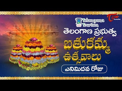 Bathukamma Sambaralu 2017 | Telangana Govt Bathukamma 8th Day Celebrations Video