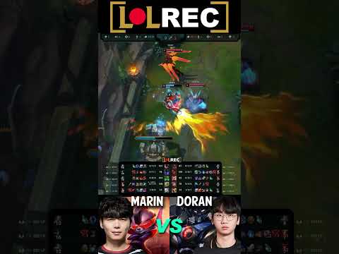 MaRin vs HLE Doran - Rumble vs AATROX Top - #shorts #leagueoflegends #highlights #marin #doran