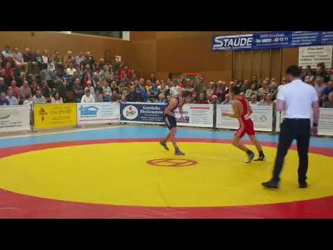 11.10.2019 KSC Hösbach vs. RWG - 57kg Freistil: Antony Iuliani vs Erik Tangel