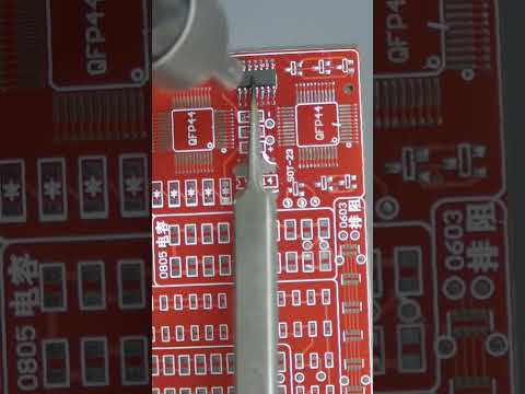 Beginner how to solder SOP-14 chip | SMD soldering tutorial | Demonstration of soldering