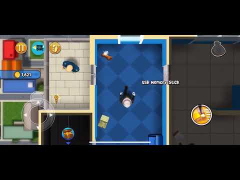 Robbery Bob: CHAPTER 6 - HIGH-RISE Level 4 , 100% iOS/Android Walkthrough