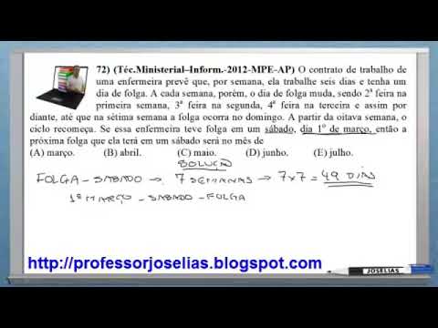 QUESTÃO 72   MATEMÁTICA RESOLVIDA FCC