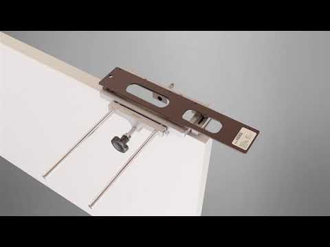 Gabarit universel pour paumelles invisibles type Kubica KRONA KOBLENZ