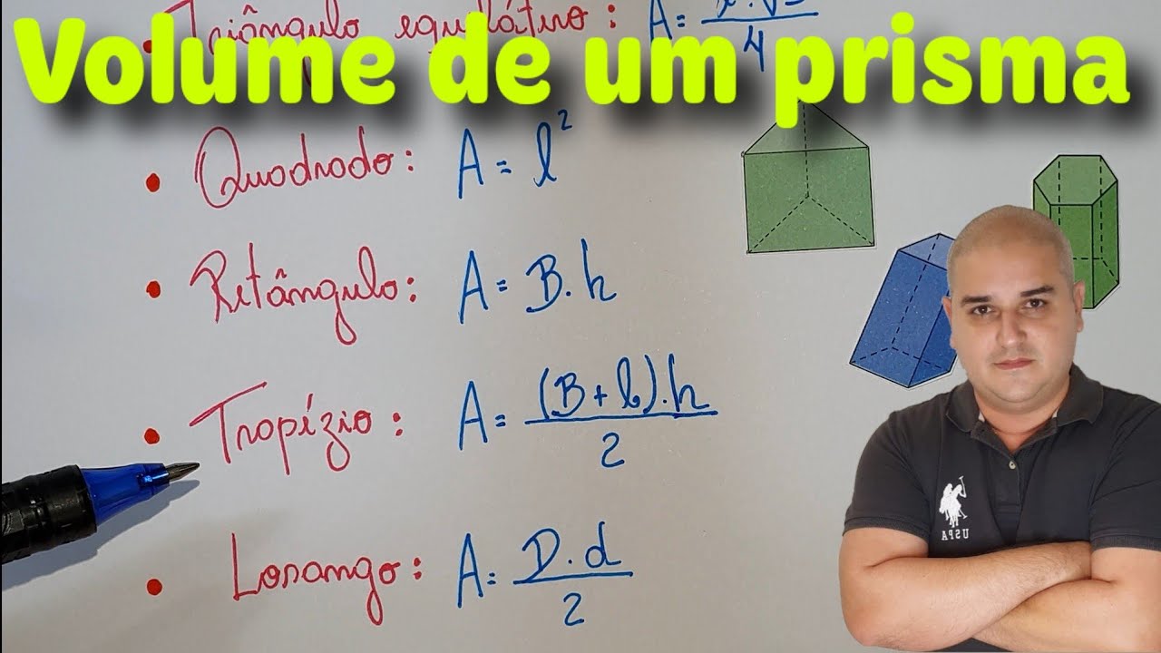 Geometria Espacial 07: Volume de um prisma