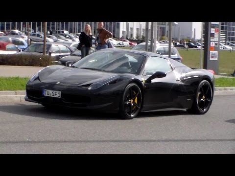 Ferrari 458 Italia Spider Drift & lovely sound HD