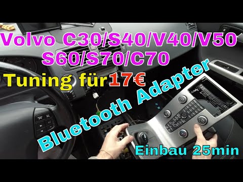 Bluetooth Adapter Volvo C30/S40/V40/V50 /S60/S70/C70 / 17€ Tuning ! ACHTUNG NUR FÜR AUX RADIO !!!