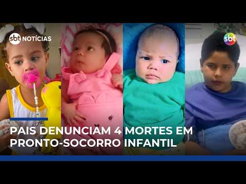 Série de mortes de crianças gera suspeita de negligência em hospital no RJ | #SBTNotícias