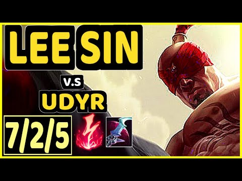 LEE SIN vs UDYR - 7/2/5 KDA JUNGLE GAMEPLAY - NA Ranked DIAMOND