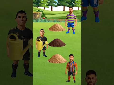 Ronaldo,Messi and Neymar fruits