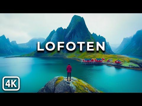 Beautiful Lofoten Islands 4K: Drone Footage with Relaxing Music