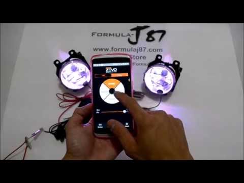 Osram Sylvania LED ZEVO Pulse Head Fog Lamp Show Light Install How it works