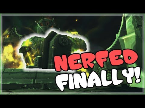 Hellfire Assault FINALLY Nerfed in 8.2 - HFC Mythic Solo WoW