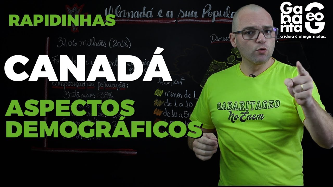 CANADÁ  - Características Demográficas - Geografia | Rapidinhas