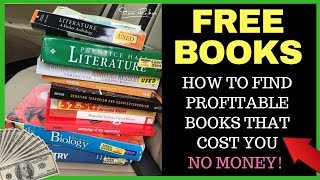 How I Found FREE BOOKS Today ( $100+ Profit 🔥) to Sell on Amazon FBA