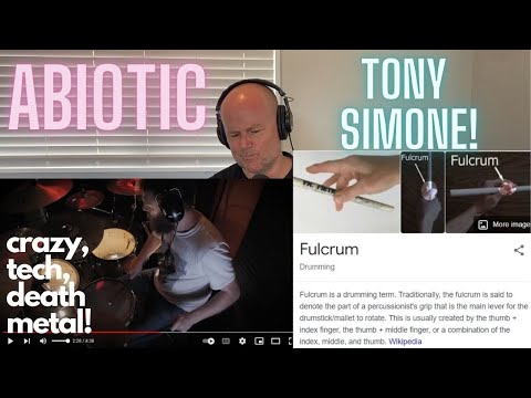 Drum Teacher Reacts: TONY SIMONE | Abiotic - "Emerald" Drum Playthrough