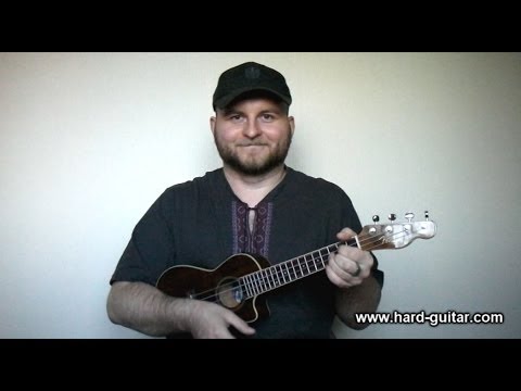 Easy Blues Riff for Ukulele (how to play blues - ukulele lesson, tutorial with tabs and chords)