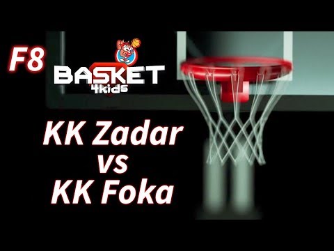 BASKET 4 KIDS |  KK Zadar - KK Foka | Polufinale Basket4Kids F8 Beograd