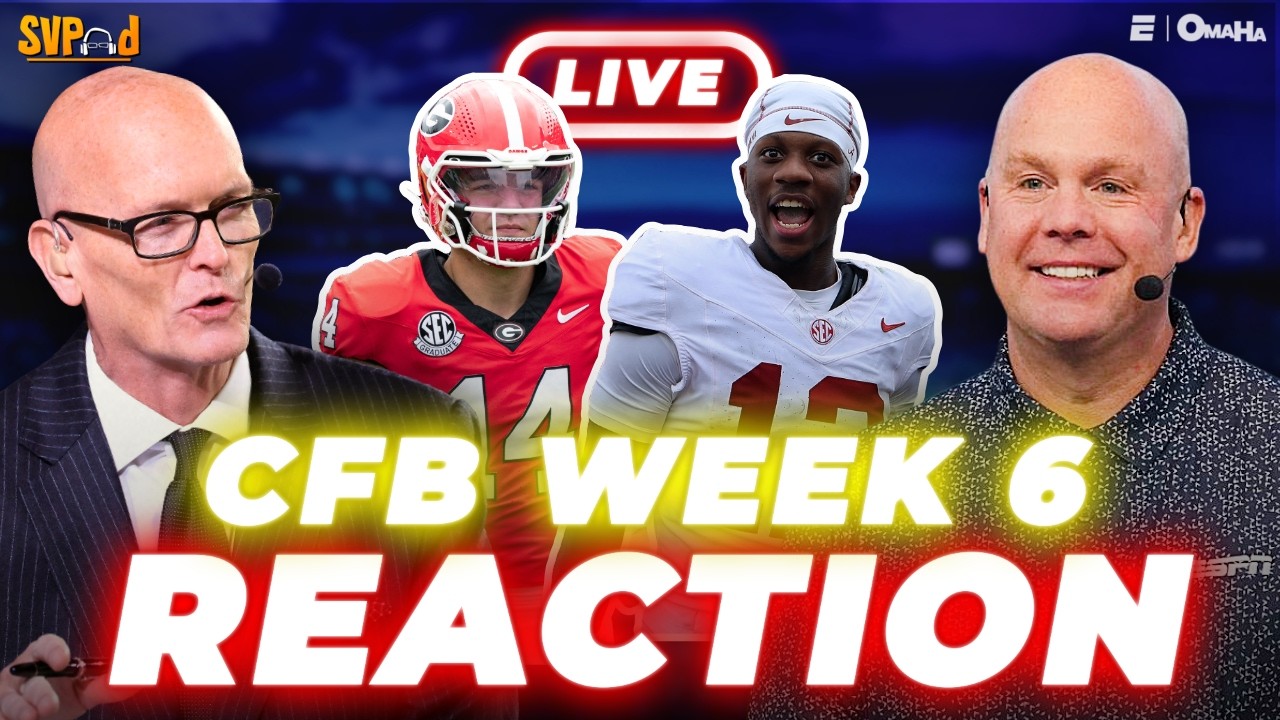 CFB Week 6 REACTION! SVP & Stanford Steve recap Georgia-Alabama, Texas-Oklahoma & more | SVPod