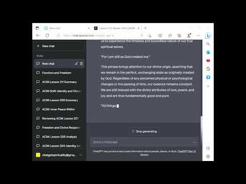 ChatGPT Spirituality ACIM Lesson 213 - Review of Lesson 193