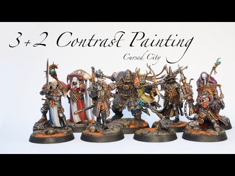 Cursed City | 3+2 Contrast Paint Method