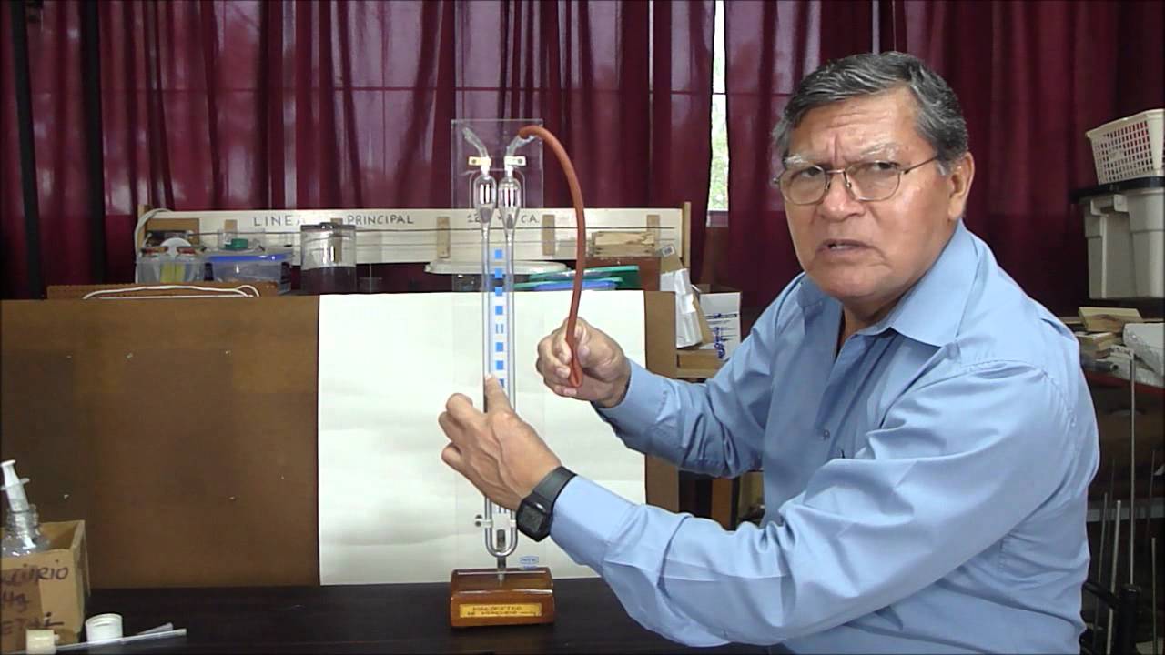 MANÓMETRO de mercurio y mediciones de presiones en FLUIDOS