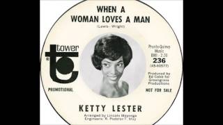 Ketty Lester - When A Woman Loves A Man (1966)