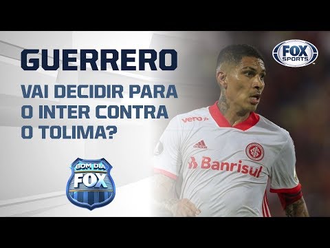 Guerrero vai decidir para o Inter contra o Tolima?