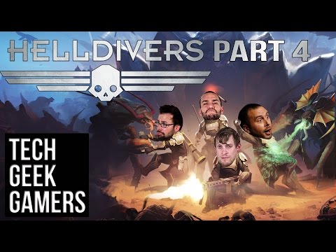 Lets Play HELLDIVERS (Pt4) - Couch Co Op