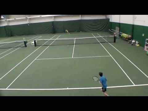 Tiago vs solal // match de tennis, tournament ( junior )