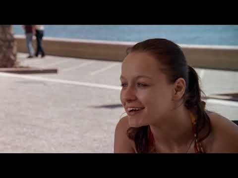 Morvern Callar official UK trailer frame with Samantha Morton under supermarket lights