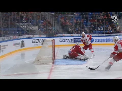 Fyodorov feeds Daugavins for huge goal