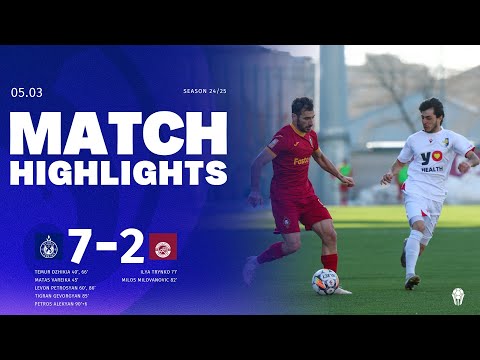 Armenian Cup 1/4 Finals | Pyunik 7:2 Lernayin Artsakh | Match Highlights