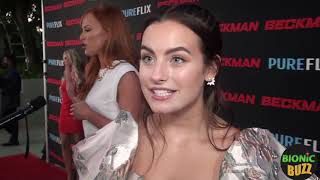Actress Madison Mae Interview at Beckman World Premiere video