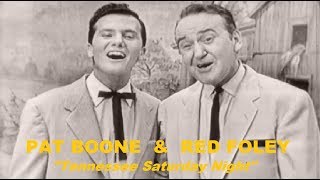Pat Boone &amp; Red Foley - Tennessee Saturday Night (1955) TV Show