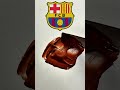 FC Barcelona Colors Blend 🎨✨ | Satisfying Video #barcelona #colormixing