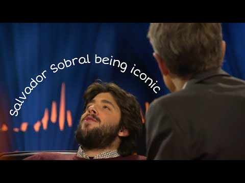 salvador sobral being iconic for 8 minutes straight