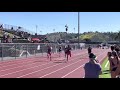 Capo Valley Dual Meet 100m