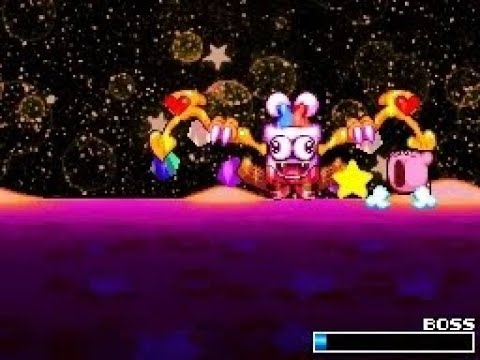 Kirby Super Star Ultra (NDS) Final Boss "Marx, Power-crazed Evil Jester" [No Damage & Ability]