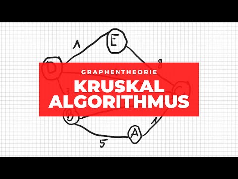 Kruskal Algorithmus Erklärung + Beispiel | Minimaler Spannbaum bestimmen | Graphentheorie